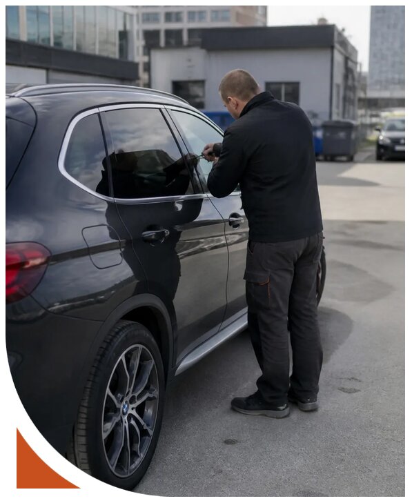 Вскрытие автомобиля БМВ в Кольчугине от 2543 р. | Разлок-Кль