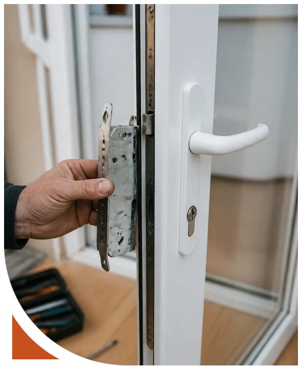 Ремонт замка пластиковой двери в Кольчугине от 2543 р. | Разлок-Кль